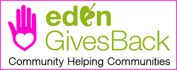 Eden Gives Back - community helping communities